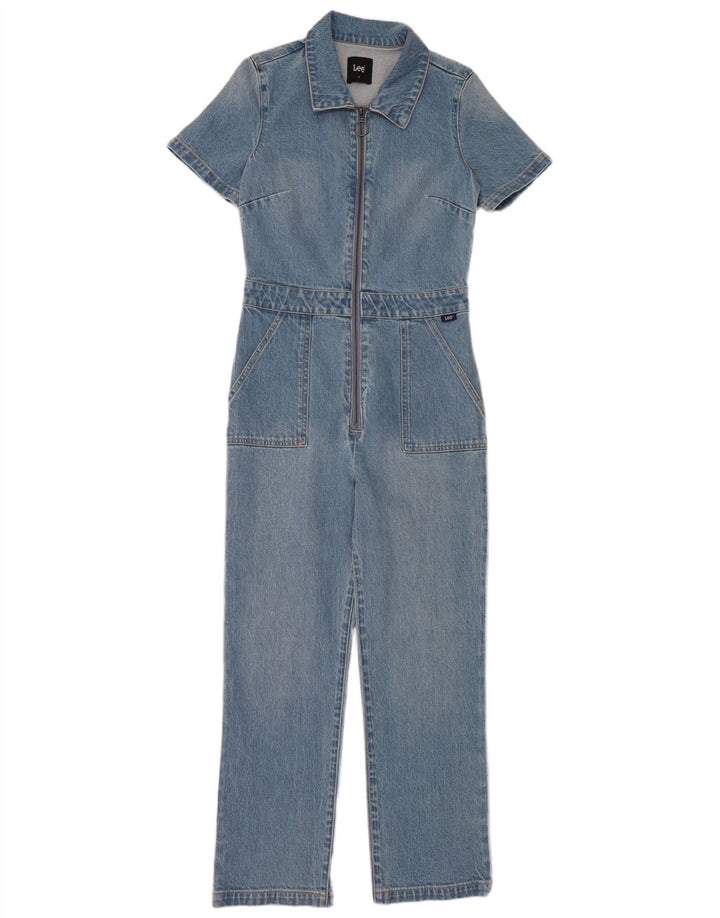 Lee Womens Denim Jumpsuit US 10 Large  Blue Cotton
