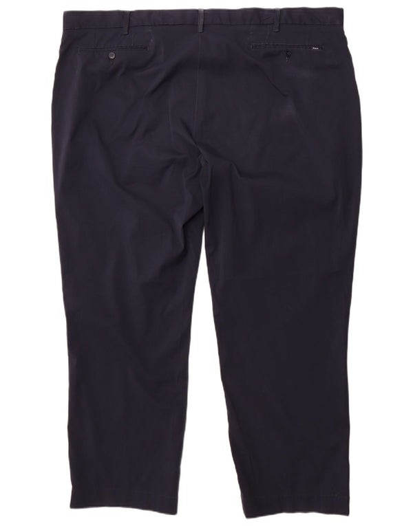Polo Ralph Lauren Mens Chino Trousers W46 L30 Navy Blue Polyester