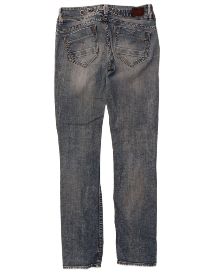 G-Star Womens Distressed Skinny Jeans W30 L31 Blue