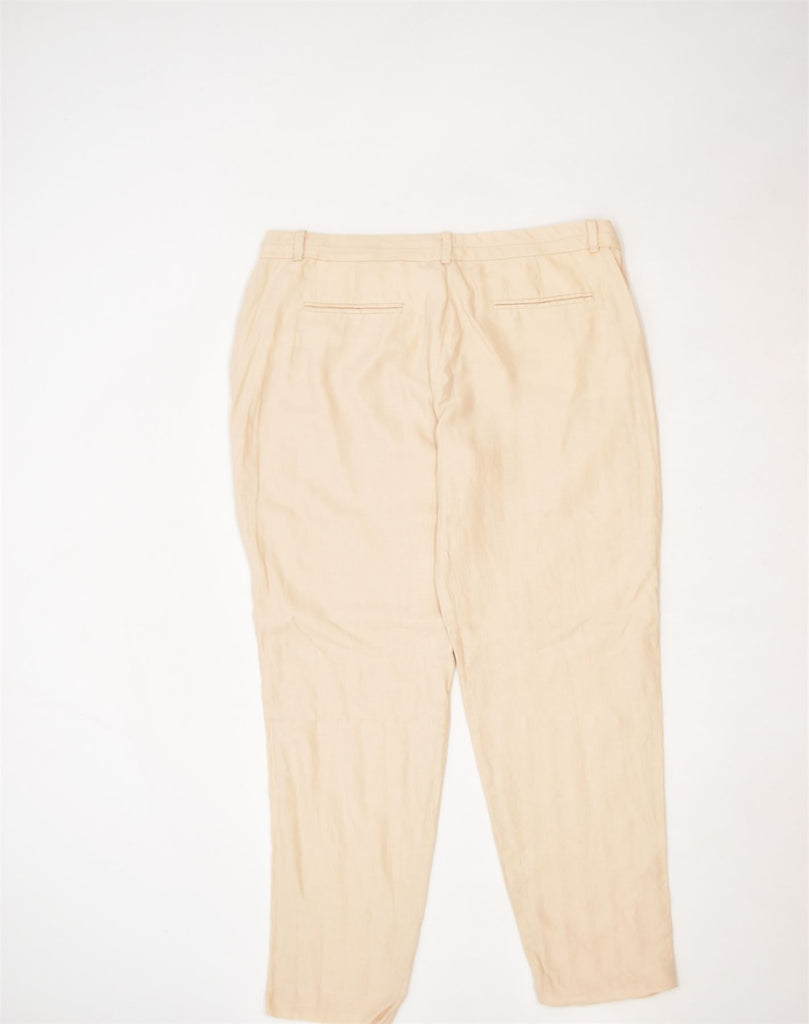 MASSIMO DUTTI Womens Tapered Chino Trousers EU 40 Medium W32 L31 Beige | Vintage | Thrift | Second-Hand | Used Clothing | Messina Hembry 