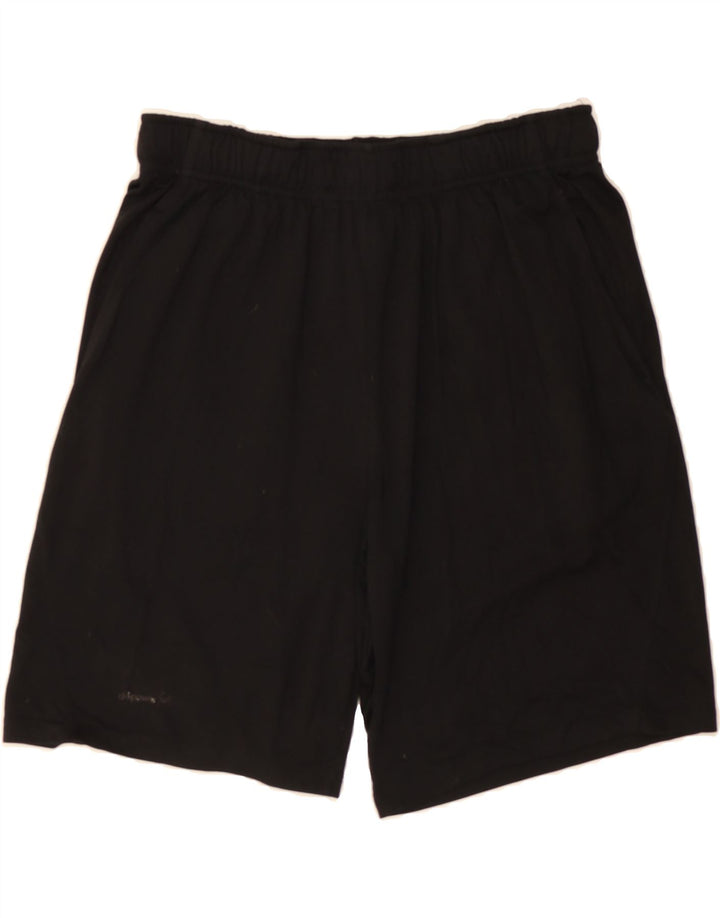 RUSSELL ATHLETIC Mens Sport Shorts  Medium  Black Polyester Vintage Russell Athletic and Second-Hand Russell Athletic from Messina Hembry 