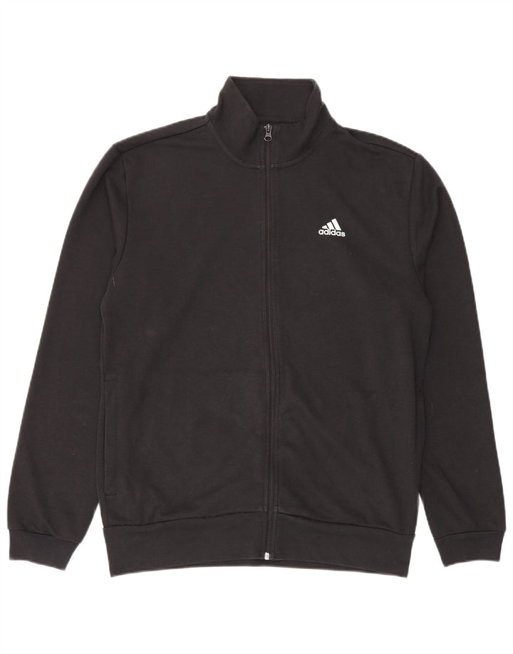Adidas Mens Aeroready Graphic Tracksuit Top Jacket Medium Black Polyester