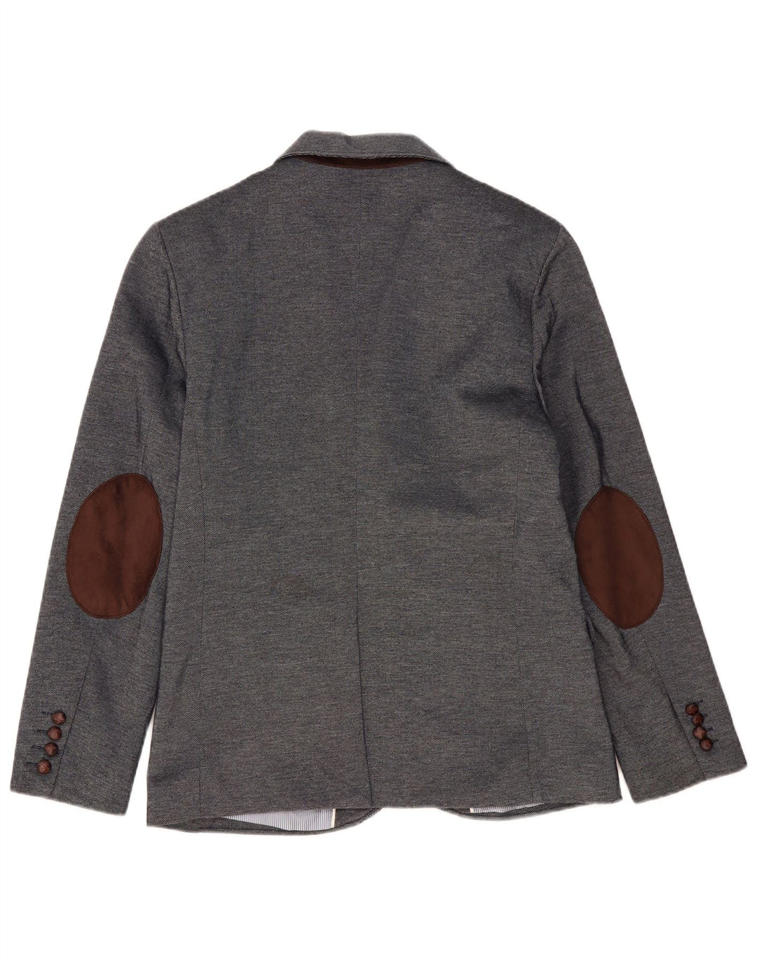 ZARA Mens 2 Button Blazer Jacket EU 48 Medium Grey Polyester