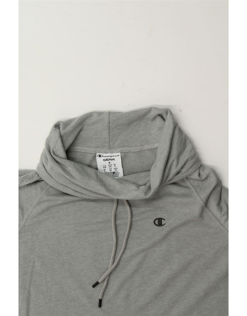 CHAMPION Mens Roll Neck Top Long Sleeve Small Grey Polyester Vintage Champion and Second-Hand Champion from Messina Hembry 