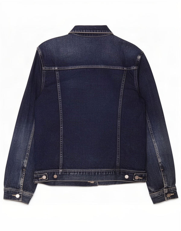 Wit Boy Boys Denim Jacket 13-14 Years Large Navy Blue Cotton