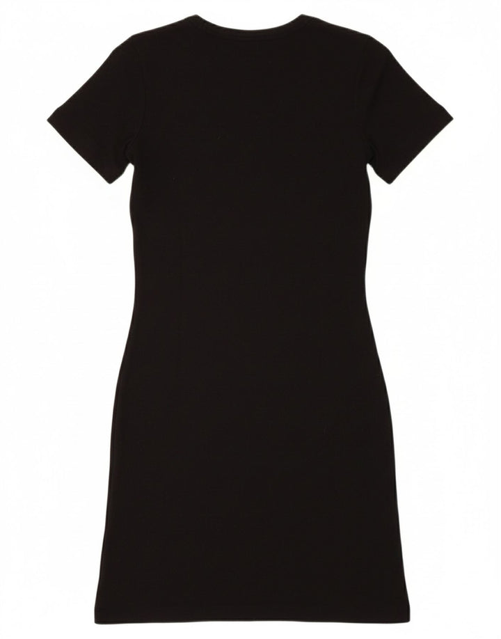 CHAMPION Womens T-Shirt Dress UK 12 Medium Black