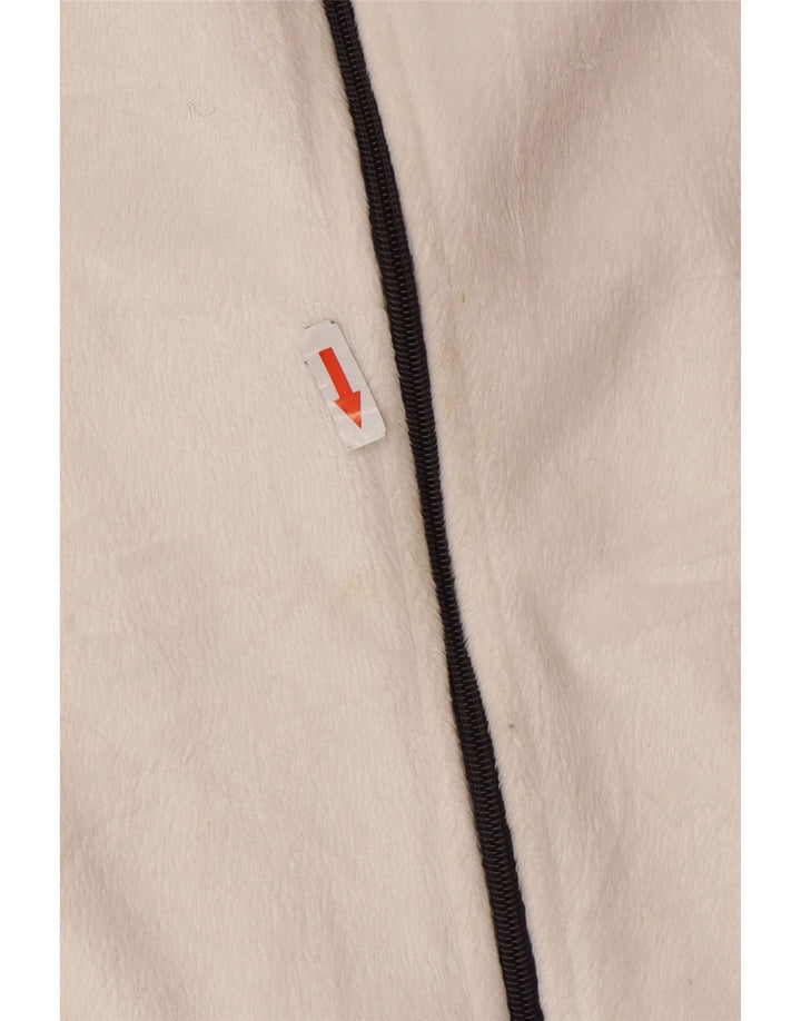 Fila Womens Fleece Jacket UK 16 Large White Colourblock Polyester