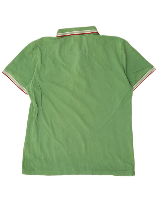 Hugo Boss Mens Modern Fit Polo Shirt Large Green Cotton