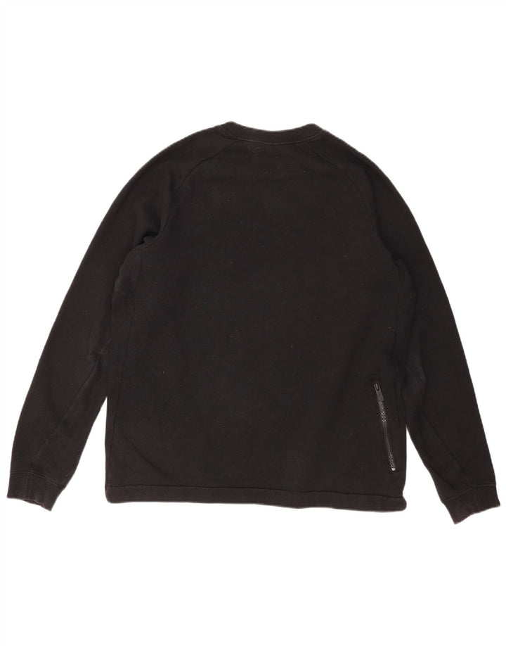 Nike Mens Sweatshirt Jumper Medium Black Cotton