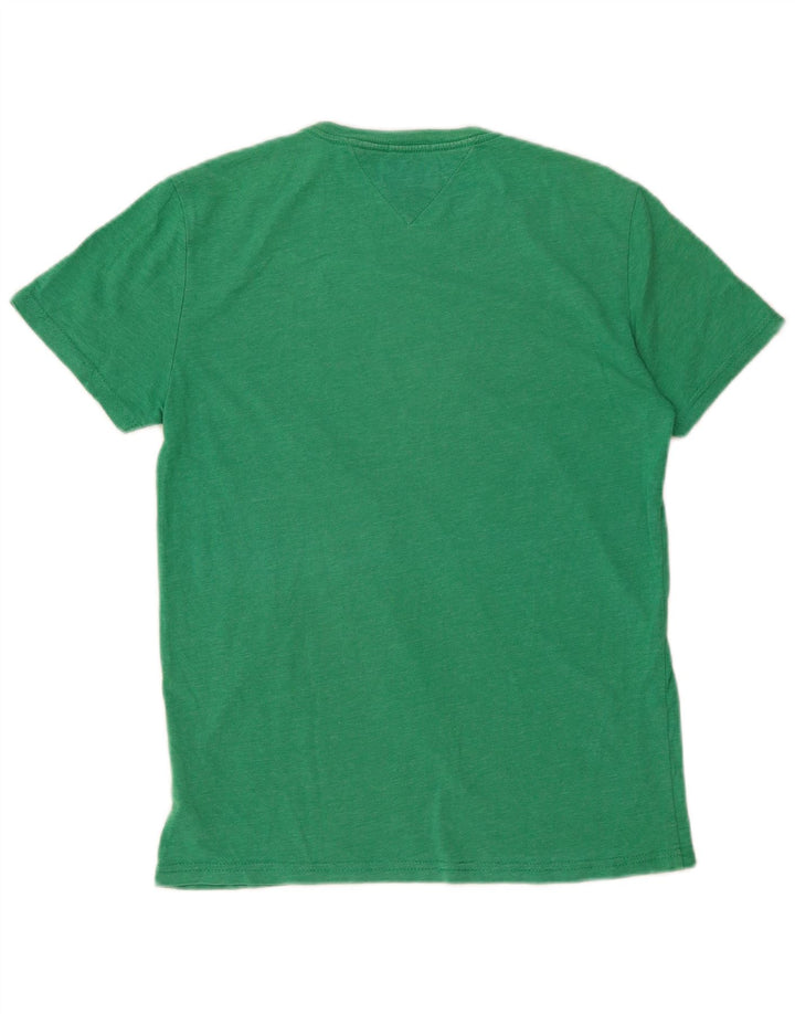 TOMMY HILFIGER Mens Regular Fit Graphic T-Shirt Top Small Green