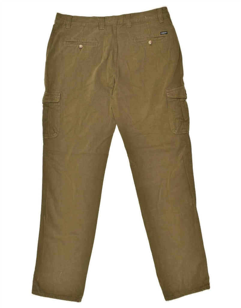 CARRERA Mens Straight Cargo Trousers IT 52 XL W38 L33  Khaki Cotton | Vintage Carrera | Thrift | Second-Hand Carrera | Used Clothing | Messina Hembry 