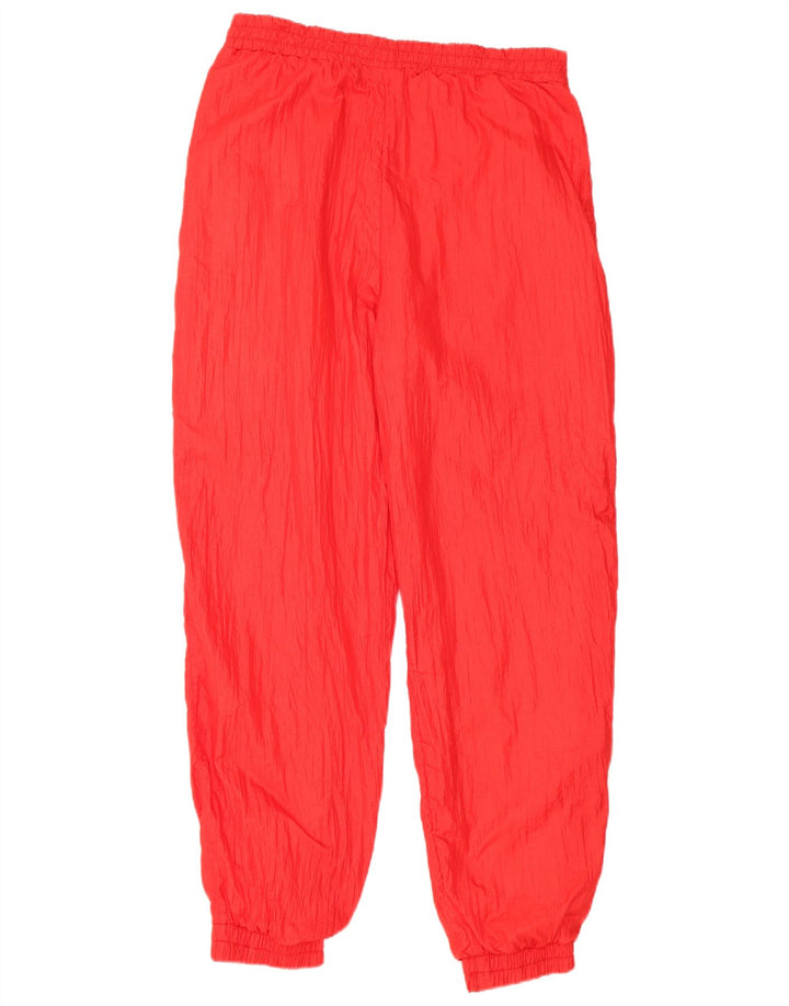 Vintage Mens Tracksuit Trousers Joggers Medium  Red