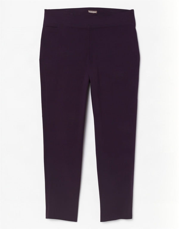Marks & Spencer Womens Autograph Trousers UK 20 2XL W40 L29 Navy Blue