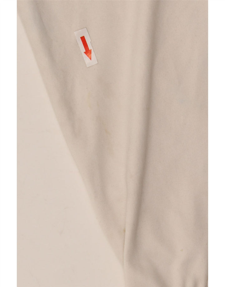 Asics Mens Tracksuit Top Jacket Large White Colourblock