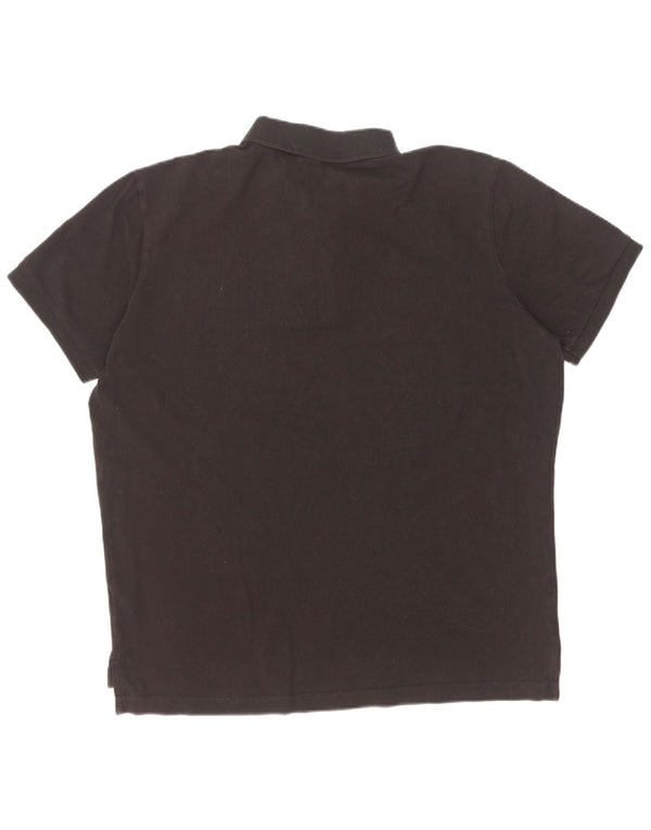 U.S. Polo Assn. Mens Shirt Large Black Cotton