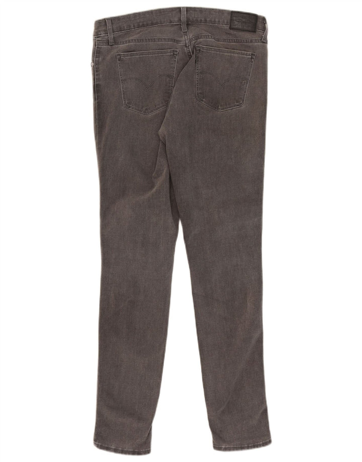 Levi's Womens 711 Skinny Jeans W30 L32 Grey Cotton