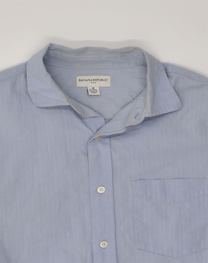 BANANA REPUBLIC Mens Shirt Medium Blue Cotton | Vintage Banana Republic | Thrift | Second-Hand Banana Republic | Used Clothing | Messina Hembry 