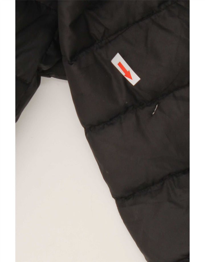 Tommy Hilfiger Womens Padded Jacket UK 14 Medium Black Polyester