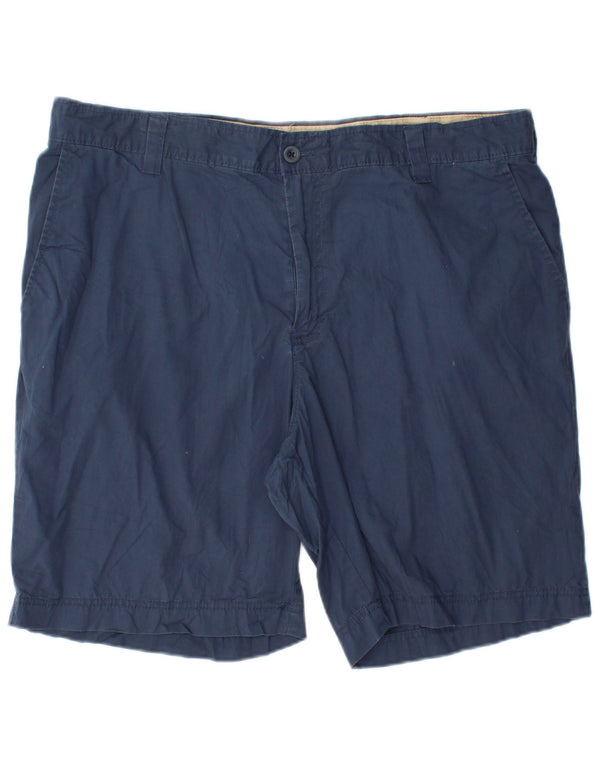 IZOD Mens Salt Water Chino Shorts W40 XL Navy Blue Cotton