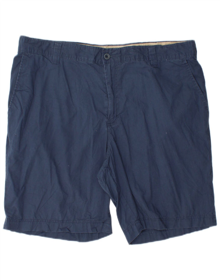 IZOD Mens Salt Water Chino Shorts W40 XL Navy Blue Cotton