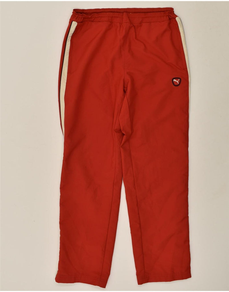 PUMA Mens Tracksuit Trousers Small Red Nylon | Vintage Puma | Thrift | Second-Hand Puma | Used Clothing | Messina Hembry 