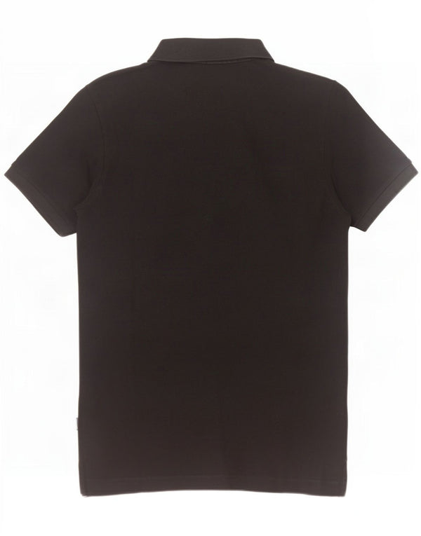 Superdry Mens Polo Shirt Medium Black Cotton