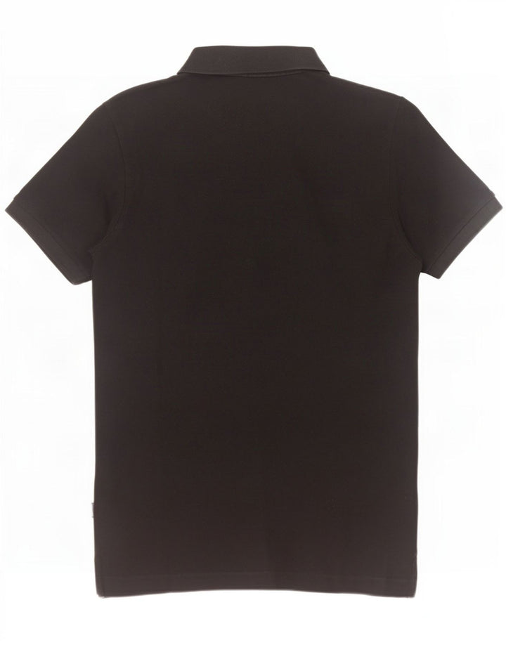 Superdry Mens Polo Shirt Medium Black Cotton