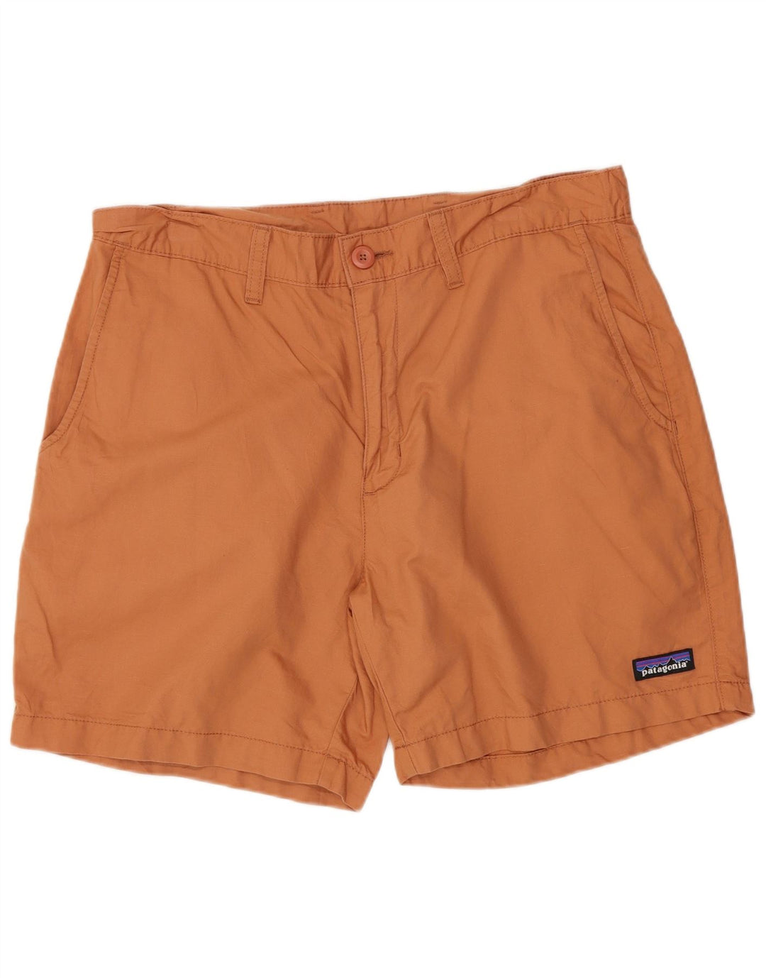 Patagonia Mens Chino Shorts W32 Medium Orange Cotton