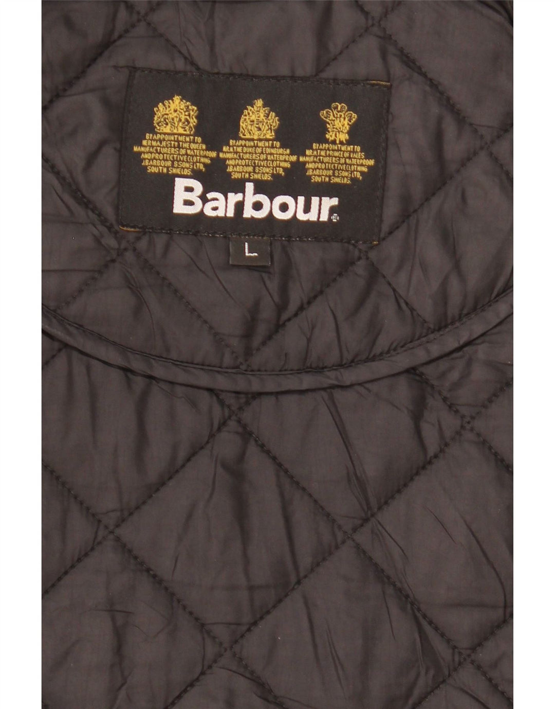 Barbour Mens Quilted Jacket UK 40 Large Black