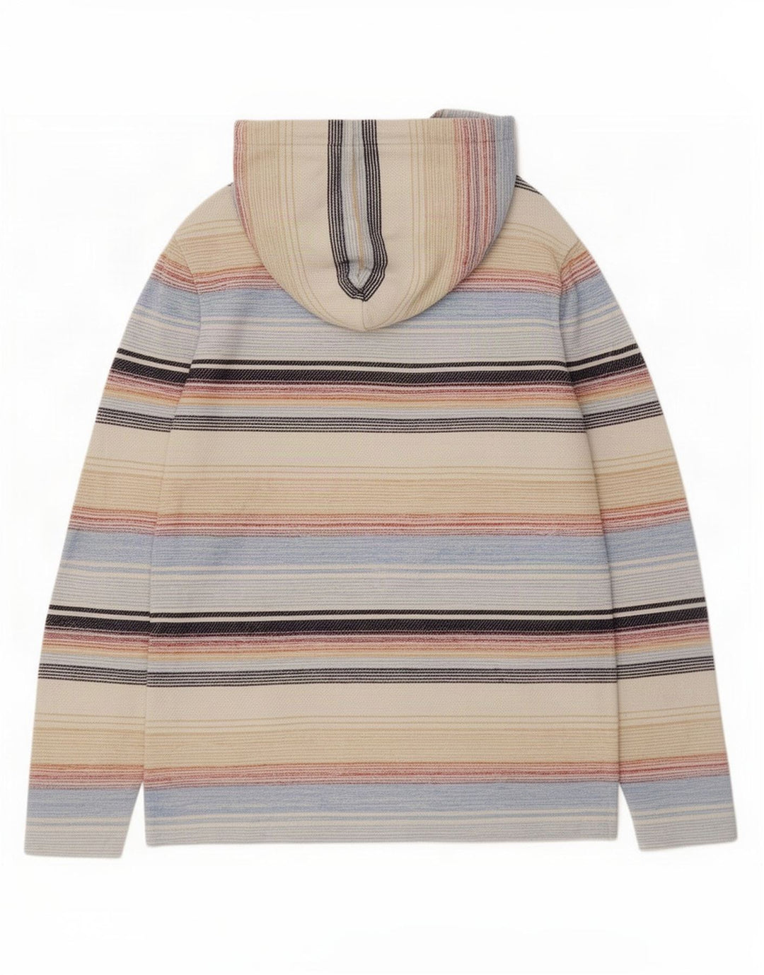 Fat Face Mens Hooded Top Long Sleeve Medium Multicoloured Striped Cotton