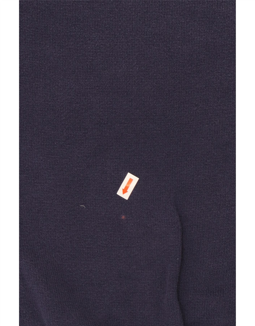 Marks & Spencer Mens Regular Fit V-Neck Jumper Sweater Large Navy Blue