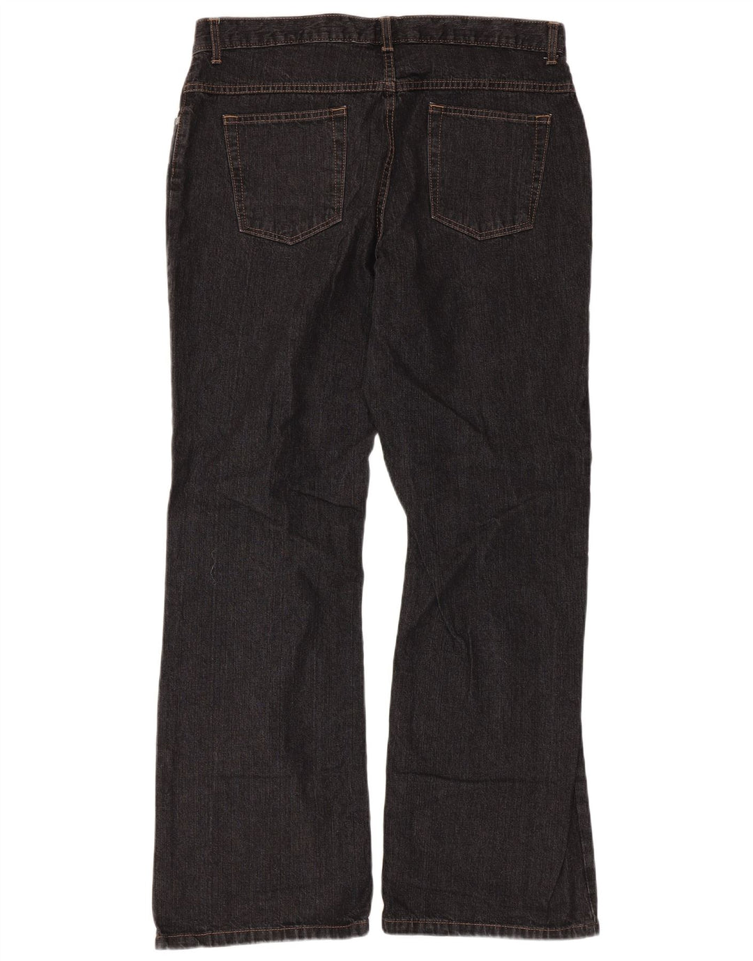 Marks & Spencer Womens Bootcut Jeans UK 16 Large W34 L30 Black Cotton