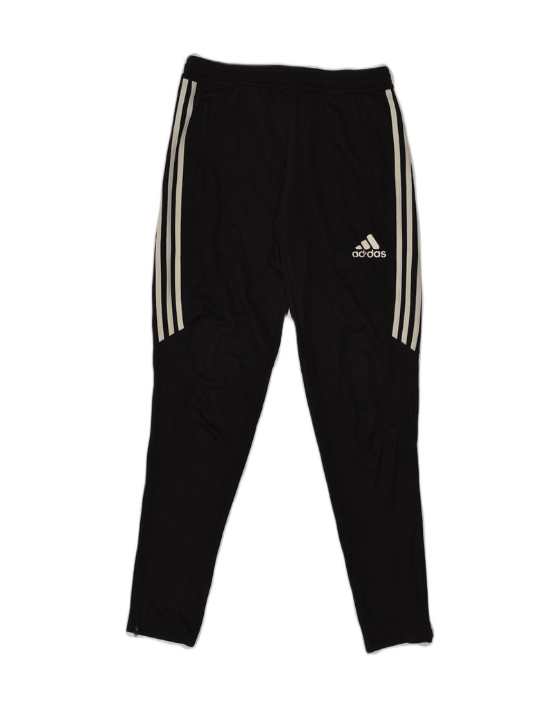 ADIDAS Mens Tracksuit Trousers Small Black Polyester | Vintage Adidas | Thrift | Second-Hand Adidas | Used Clothing | Messina Hembry 