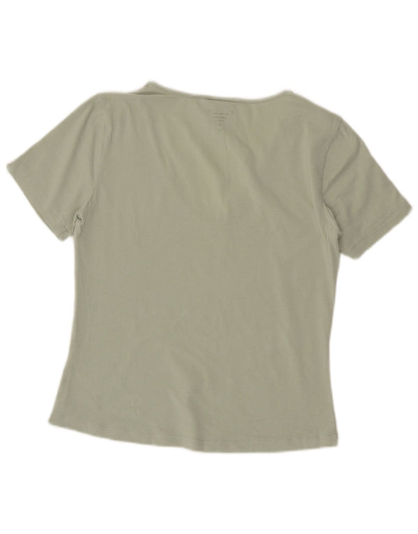 Champion Womens T-Shirt Top UK 14 Large Green