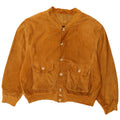 Pica Mens Suede Bomber Jacket IT 42 XL Beige