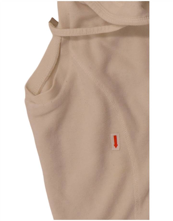 Champion Womens Heritage Fit Zip Hoodie Sweater UK 14 Medium White