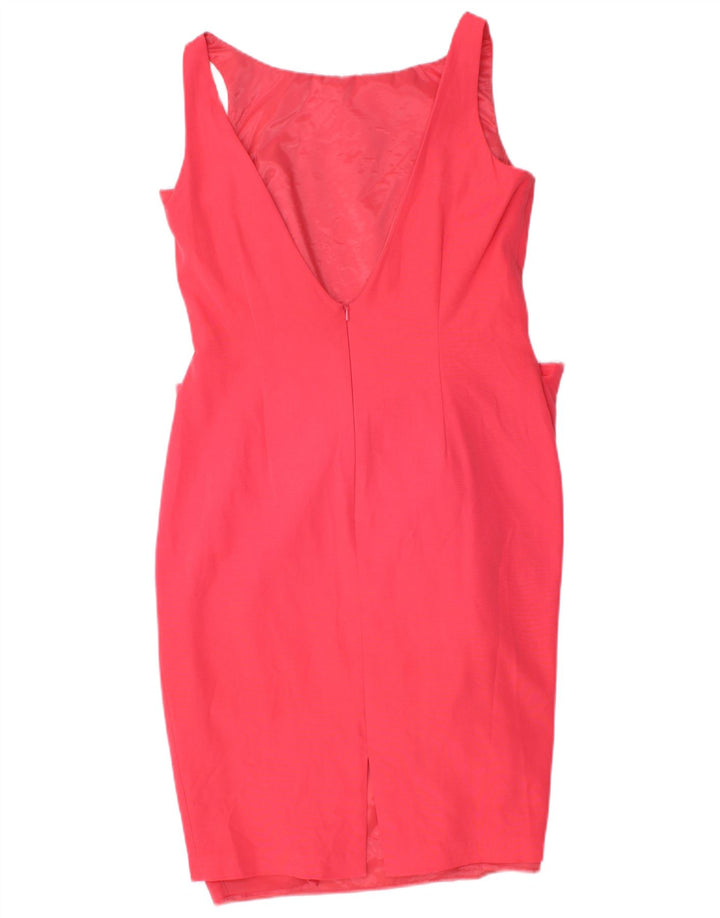 Coast Womens Sleeveless Sheath Dress UK 12 Medium Pink Viscose