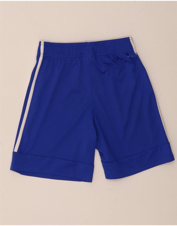 Adidas Boys Climalite Sport Shorts 11-12 Years  Blue Polyester