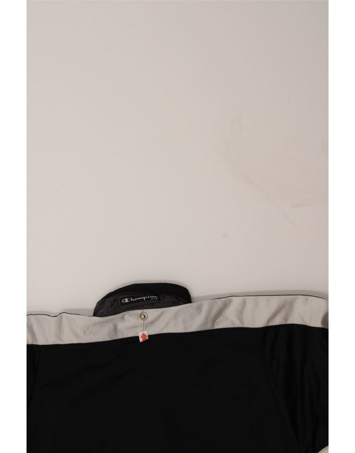 CHAMPION Boys USA Tracksuit Top Jacket 9-10 Years Black Colourblock Vintage Champion and Second-Hand Champion from Messina Hembry 