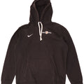 Nike Mens Graphic Hoodie Jumper Large Black Cotton