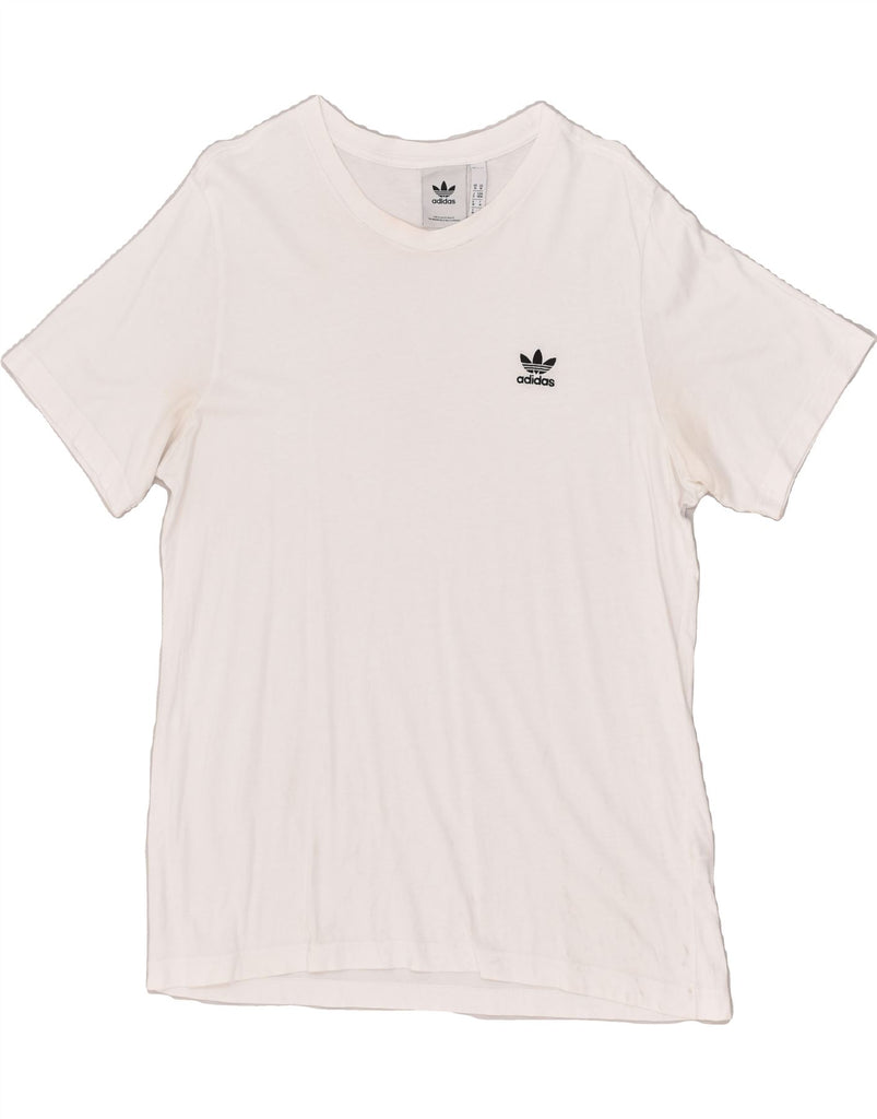 ADIDAS Mens T-Shirt Top Medium White | Vintage Adidas | Thrift | Second-Hand Adidas | Used Clothing | Messina Hembry 