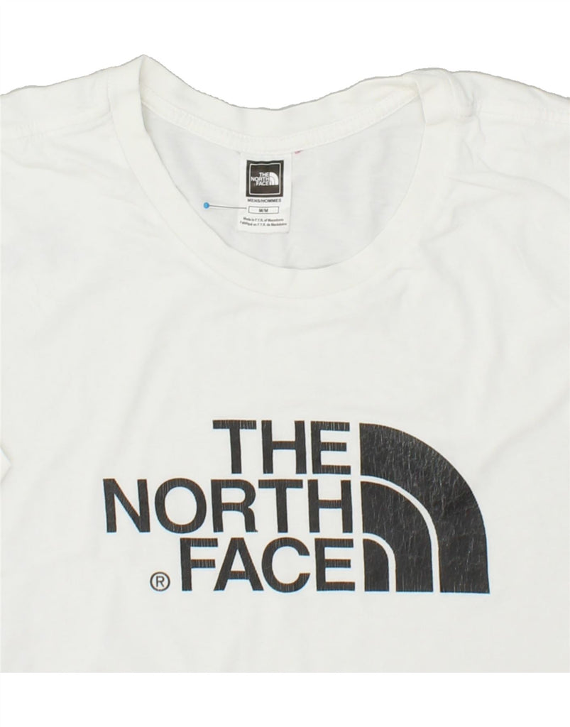 THE NORTH FACE Mens Graphic T-Shirt Top Medium White Cotton | Vintage The North Face | Thrift | Second-Hand The North Face | Used Clothing | Messina Hembry 