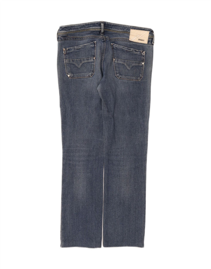 Diesel Womens Lowky Straight Jeans W32 L28 Blue Cotton