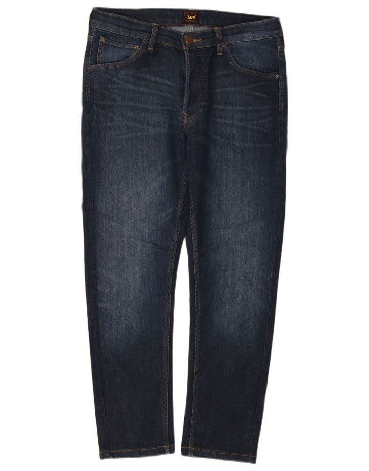 Lee Mens Daren Slim Jeans W31 L27 Navy Blue Cotton