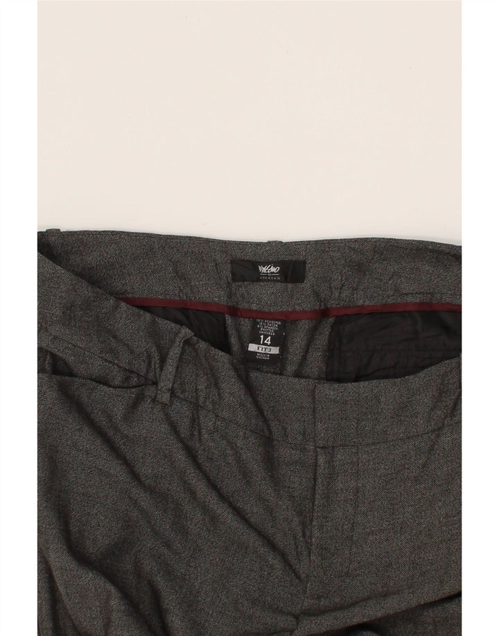 MOSSIMO Womens Bootcut Casual Trousers US 14 XL W38 L27 Grey Polyester Vintage Mossimo and Second-Hand Mossimo from Messina Hembry 