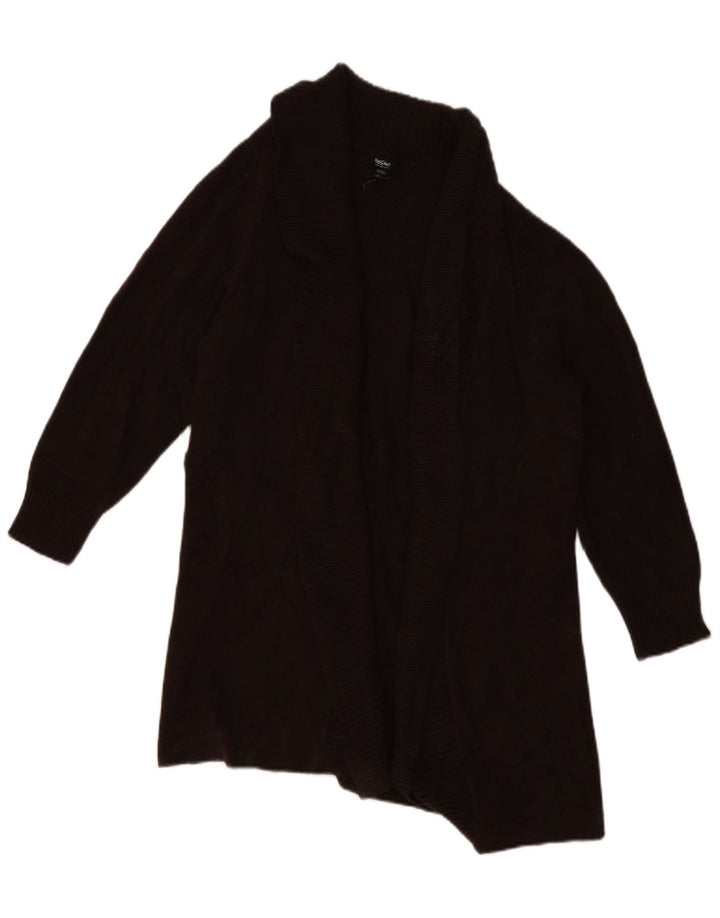Mossimo Womens Open Cardigan Sweater US 16 2XL Brown Acrylic