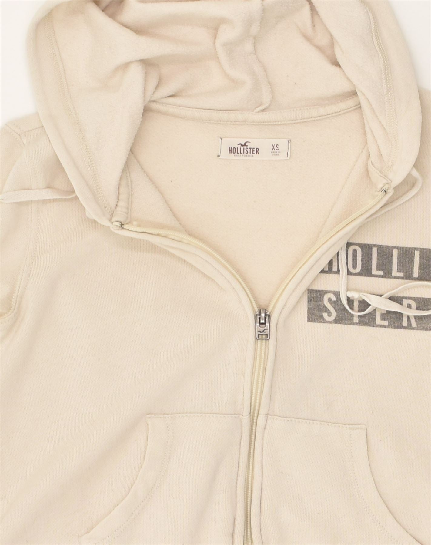 Hollister beige clearance hoodie