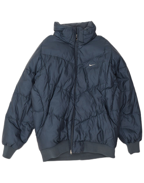 Nike Mens Padded Jacket UK 47/48 2XL Navy Blue Nylon