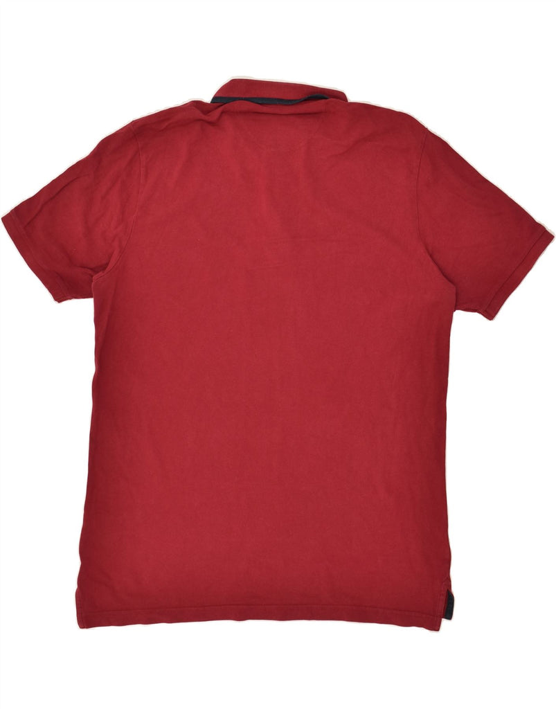 DACK'S Mens Polo Shirt 2XL Red Cotton | Vintage Dack's | Thrift | Second-Hand Dack's | Used Clothing | Messina Hembry 