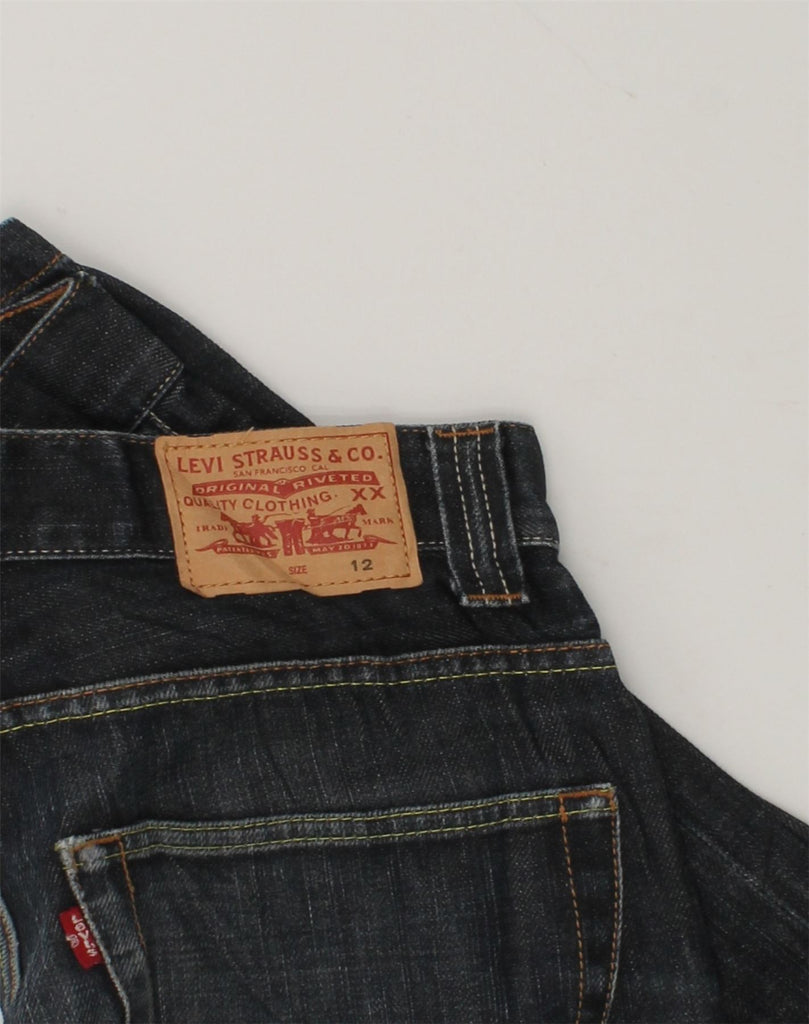 LEVI'S Boys Straight Jeans 11-12 Years W26 L29  Navy Blue Cotton | Vintage Levi's | Thrift | Second-Hand Levi's | Used Clothing | Messina Hembry 